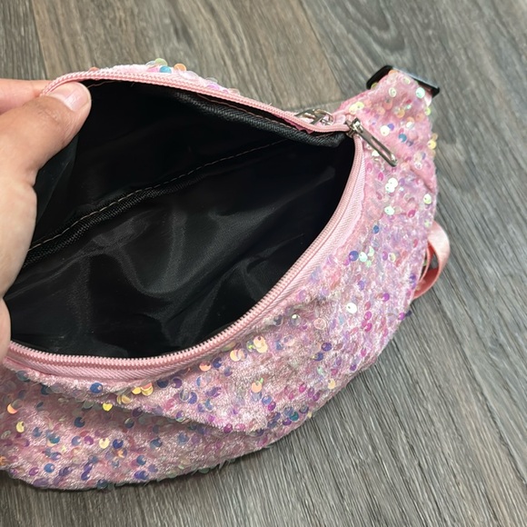 Pink Sequins Side Bag - Picture 4 of 7